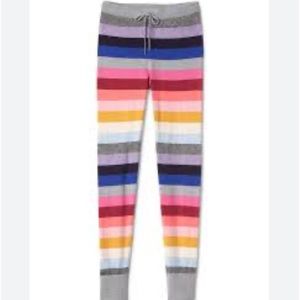 Gap Body‎ Crazy Stripe Sweater Leggings Sz. XS